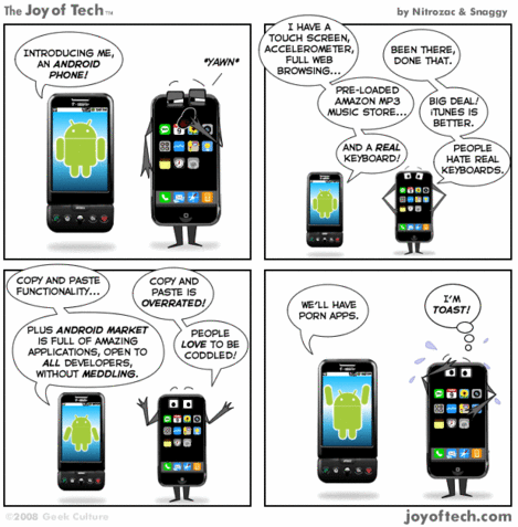 Android iPhone マンガ