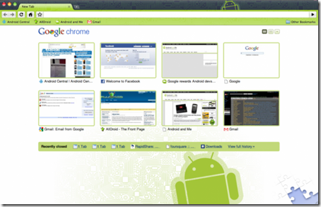 Chrome テーマ Android